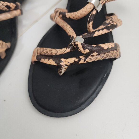 Rebecca Minkoff Sarle Strappy Sandal Rosewood Women's Size 8.5 - Picture 6 of 16